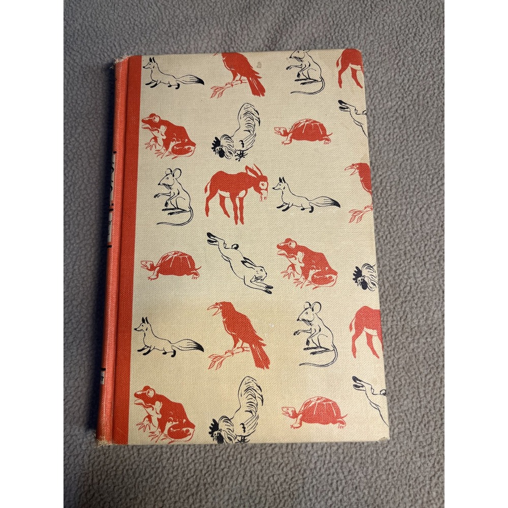 Aesops Fables 1947 Illustrated Junior Library Fritz Kredel Grosset & Dunlap Book